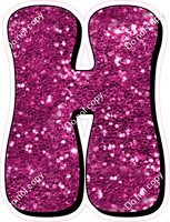 HP 23.5" Individuals - Hot Pink Sparkle H