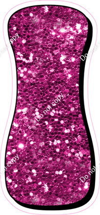 HP 23.5" Individuals - Hot Pink Sparkle I