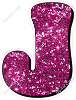 HP 23.5" Individuals - Hot Pink Sparkle J
