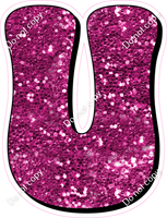 HP 23.5" Individuals - Hot Pink Sparkle U