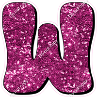 HP 23.5" Individuals - Hot Pink Sparkle W