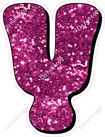 HP 23.5" Individuals - Hot Pink Sparkle Y