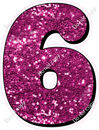 HP 23.5" Individuals - Hot Pink Sparkle 6
