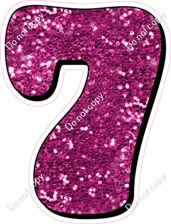 HP 23.5" Individuals - Hot Pink Sparkle 7