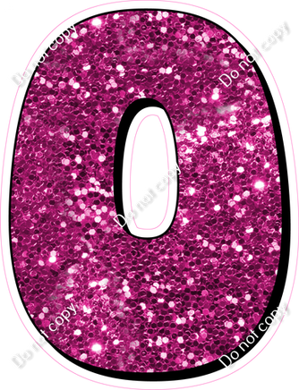HP 23.5" Individuals - Hot Pink Sparkle