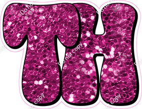 HP 23.5" Individuals - Hot Pink Sparkle TH