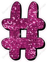 HP 23.5" Individuals - Hot Pink Sparkle #