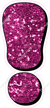 HP 23.5" Individuals - Hot Pink Sparkle !