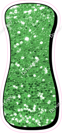 HP 23.5" Individuals - Lime Green Sparkle I