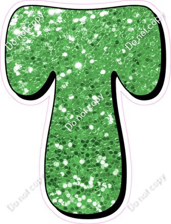 HP 23.5" Individuals - Lime Green Sparkle T