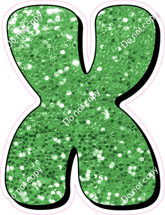 HP 23.5" Individuals - Lime Green Sparkle X