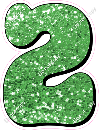 HP 23.5" Individuals - Lime Green Sparkle 2