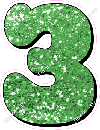 HP 23.5" Individuals - Lime Green Sparkle 3