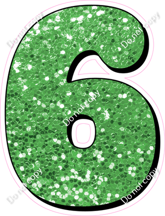 HP 23.5" Individuals - Lime Green Sparkle 6
