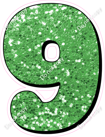 HP 23.5" Individuals - Lime Green Sparkle 9