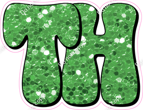 HP 23.5" Individuals - Lime Green Sparkle TH