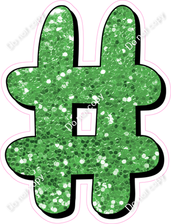 HP 23.5" Individuals - Lime Green Sparkle #