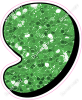 HP 23.5" Individuals - Lime Green Sparkle Apostrophe