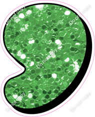 HP 23.5" Individuals - Lime Green Sparkle Apostrophe