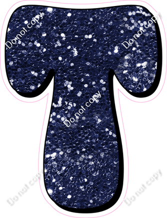 HP 23.5" Individuals - Navy Blue Sparkle T