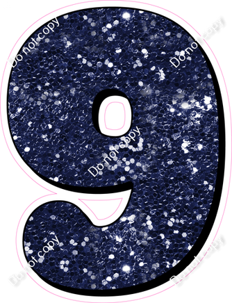 HP 23.5" Individuals - Navy Blue Sparkle 9
