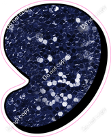 HP 23.5" Individuals - Navy Blue Sparkle Apostrophe