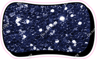 HP 23.5" Individuals - Navy Blue Sparkle Dash