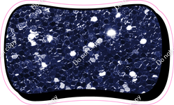 HP 23.5" Individuals - Navy Blue Sparkle Dash