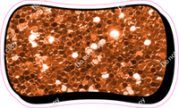 HP 23.5" Individuals - Orange Sparkle Dash