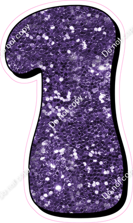 HP 23.5" Individuals - Purple Sparkle 1