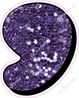 HP 23.5" Individuals - Purple Sparkle Apostrophe