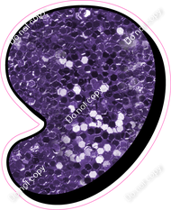 HP 23.5" Individuals - Purple Sparkle Apostrophe