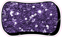 HP 23.5" Individuals - Purple Sparkle Dash