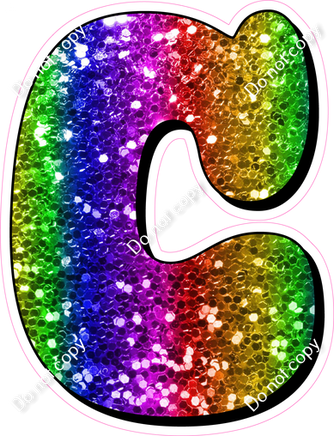 HP 23.5" Individuals - Rainbow Sparkle C