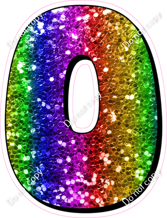 HP 23.5" Individuals - Rainbow Sparkle O