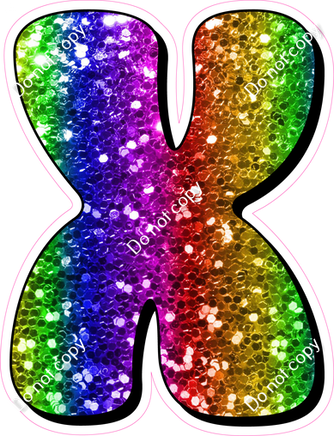 HP 23.5" Individuals - Rainbow Sparkle X
