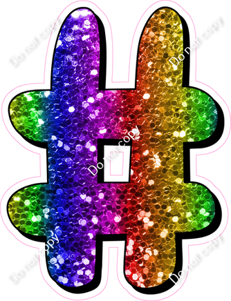 HP 23.5" Individuals - Rainbow Sparkle #