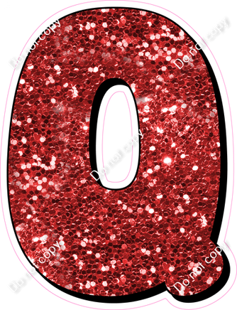 HP 23.5" Individuals - Red Sparkle Q