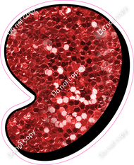 HP 23.5" Individuals - Red Sparkle Apostrophe