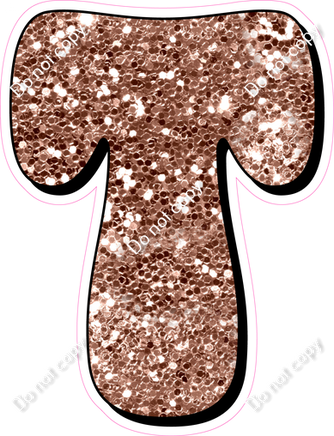 HP 23.5" Individuals - Rose Gold Sparkle T