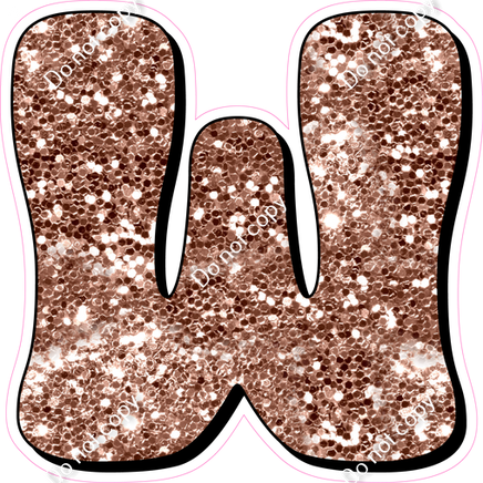 HP 23.5" Individuals - Rose Gold Sparkle W