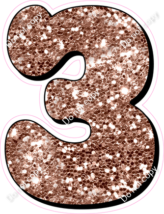 HP 23.5" Individuals - Rose Gold Sparkle 3