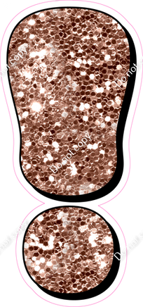 HP 23.5" Individuals - Rose Gold Sparkle !