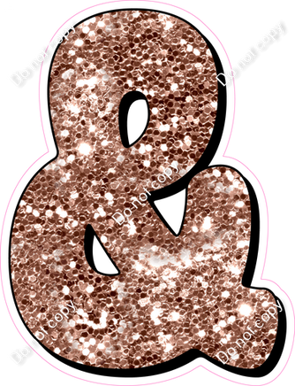 HP 23.5" Individuals - Rose Gold Sparkle &