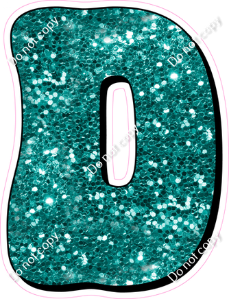HP 23.5" Individuals - Teal Sparkle D