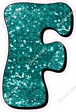 HP 23.5" Individuals - Teal Sparkle F
