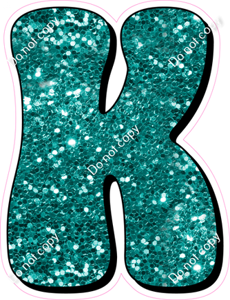 HP 23.5" Individuals - Teal Sparkle K