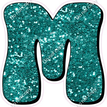 HP 23.5" Individuals - Teal Sparkle M