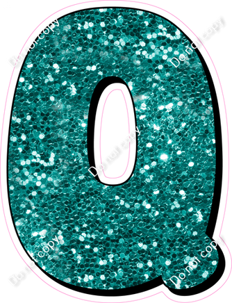 HP 23.5" Individuals - Teal Sparkle Q