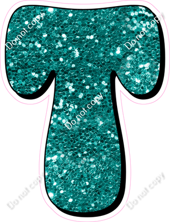 HP 23.5" Individuals - Teal Sparkle T
